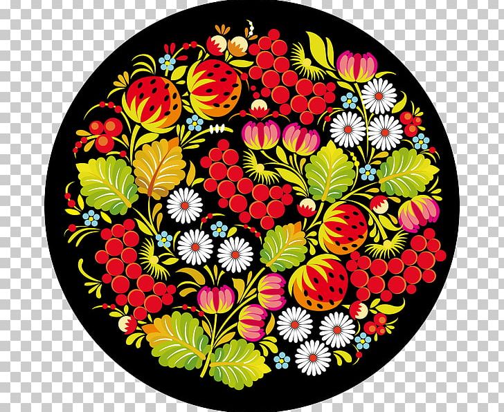 Khokhloma Floral Design Art Petrykivka Painting Pavlodar PNG, Clipart, Chrysanths, Circle, Cut Flowers, Flora, Floristry Free PNG Download