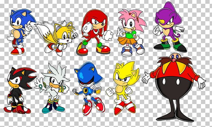 Sonic The Hedgehog Sonic Mania Tails Metal Sonic Character PNG, Clipart, Art, Cartoon, Character, Coloring Book, Drawing Free PNG Download