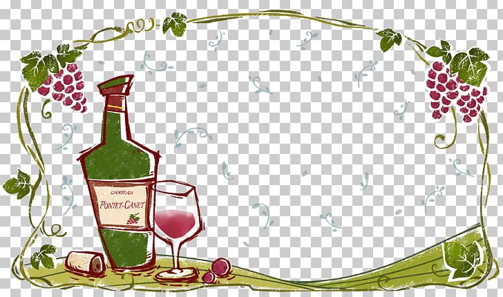 wine tasting border clip art