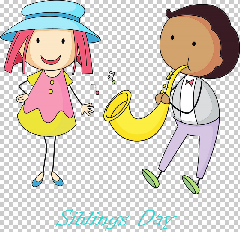 Cartoon Sharing Happy Child Pleased PNG, Clipart, Cartoon, Child, Happy, Happy Siblings Day, Paint Free PNG Download