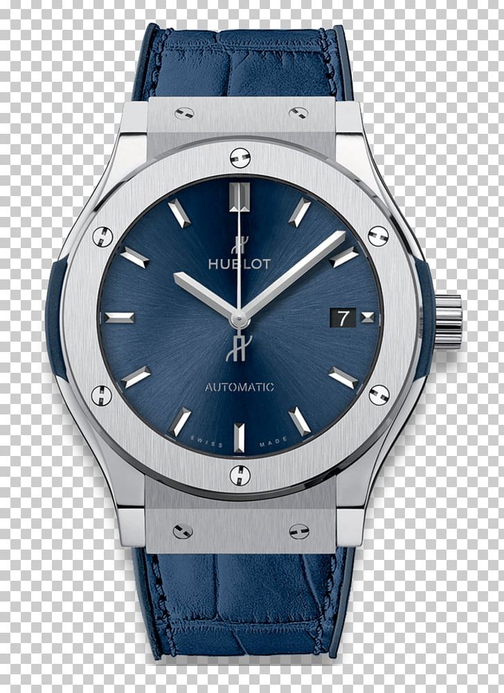 Hublot Classic Fusion Automatic Watch Chronograph PNG, Clipart, Accessories, Automatic Watch, Blue, Bracelet, Brand Free PNG Download