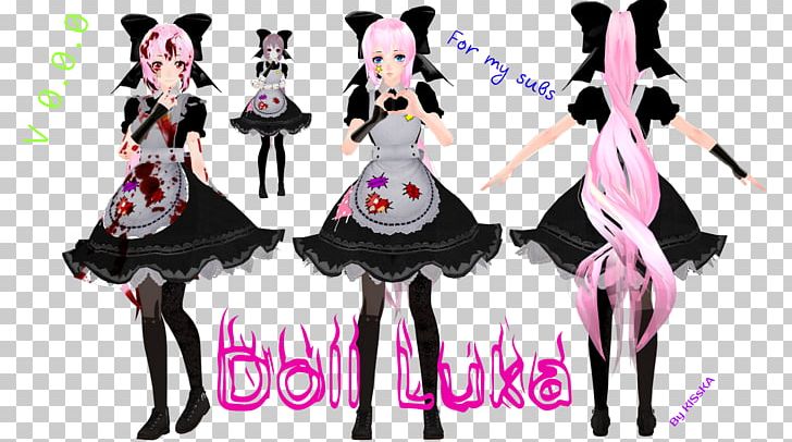 Model MikuMikuDance Hatsune Miku Vocaloid Kagamine Rin/Len PNG, Clipart, Anime, Black Hair, Celebrities, Costume, Costume Design Free PNG Download