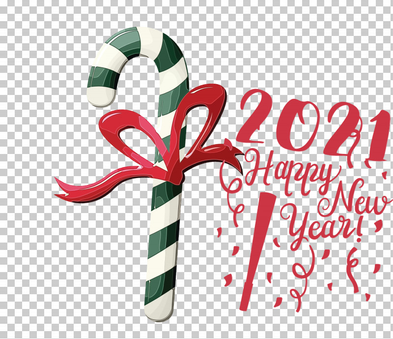 Candy Cane PNG, Clipart, 2021 Happy New Year, 2021 New Year, Candy Cane, Christmas Day, Christmas Ornament Free PNG Download