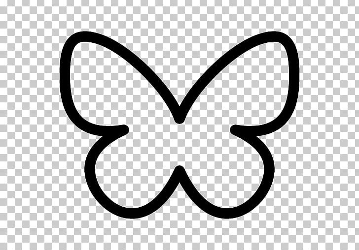 Butterfly Computer Icons Symbol PNG, Clipart, Area, Black, Black And White, Butterfly, Circle Free PNG Download