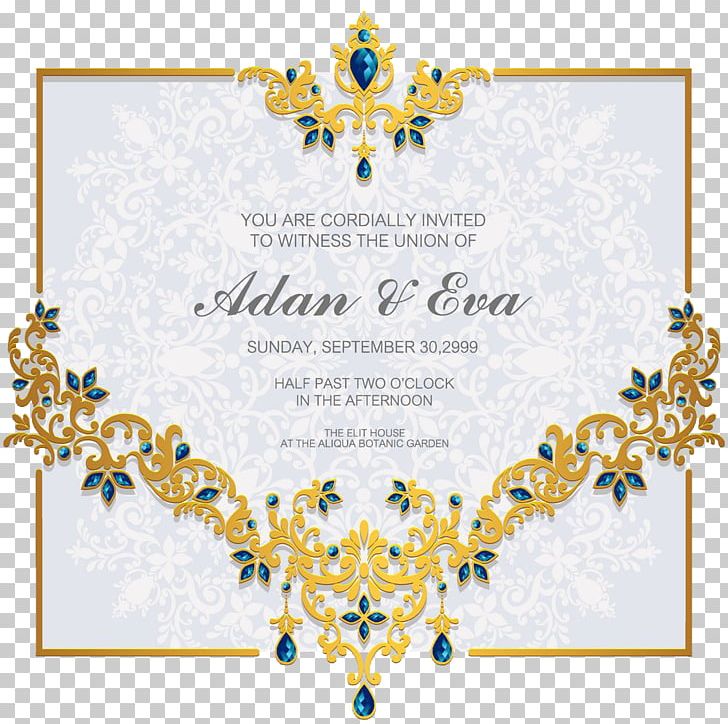 Sapphire Pattern Wedding Invitations PNG, Clipart, Cover Invitations, Diamond, Flower Pattern, Geometric Pattern, Invitations Free PNG Download