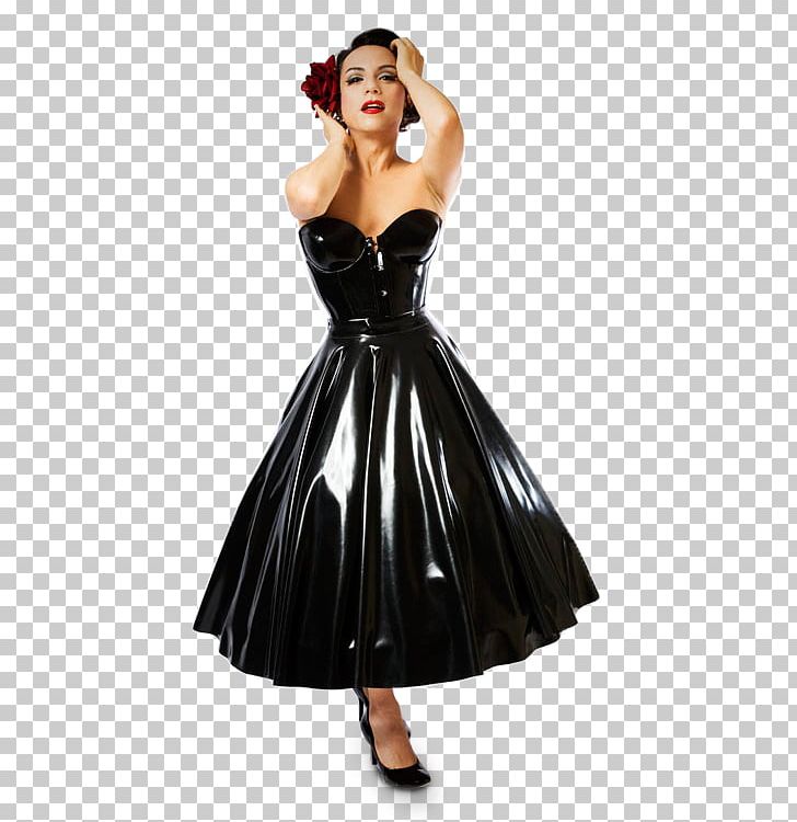 Dress Swing Skirt Latex Clothing PNG, Clipart, Black, Bridal Party Dress, Clothing, Cocktail Dress, Costume Free PNG Download