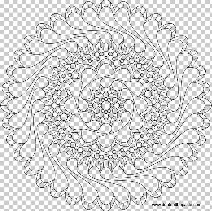Mandala Coloring Book PNG, Clipart, Area, Black And White, Circle, Color, Desktop Wallpaper Free PNG Download