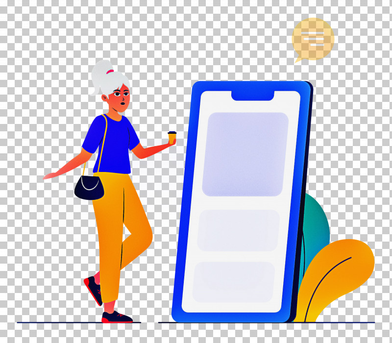 Mobile Phone Ebusiness Girl PNG, Clipart, Behavior, Cartoon, Ebusiness, Geometry, Girl Free PNG Download