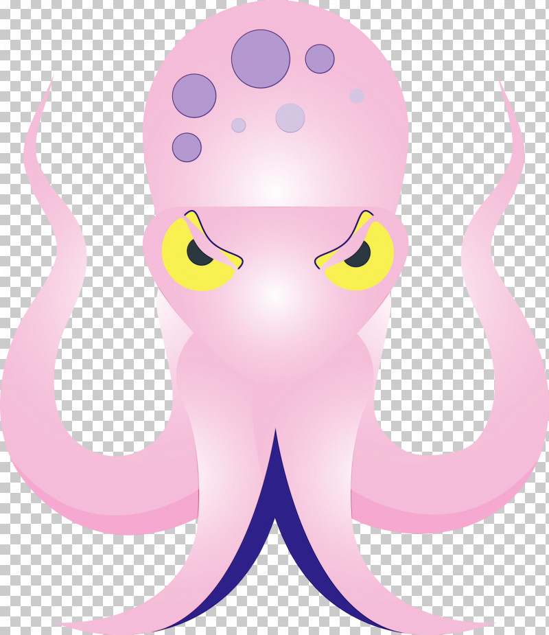 Octopus Pink Cartoon Giant Pacific Octopus Octopus PNG, Clipart, Cartoon, Giant Pacific Octopus, Octopus, Paint, Pink Free PNG Download