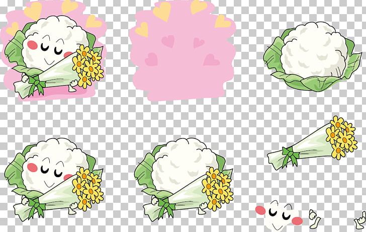 Floral Design Illustration PNG, Clipart, Cartoon, Cauliflower, Emoticon, Encapsulated Postscript, Fictional Character Free PNG Download