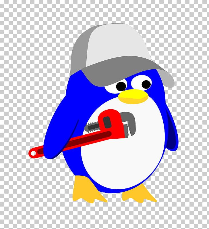 Penguin Plumbing Plumber Wrench PNG, Clipart, Animals, Artwork, Beak, Bird, Clip Art Free PNG Download