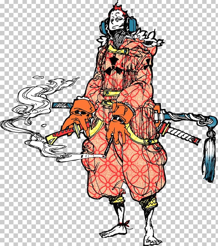 Samurai Bushido Illustration PNG, Clipart, Adobe Illustrator, Art, Bushi, Cartoon, Color Free PNG Download