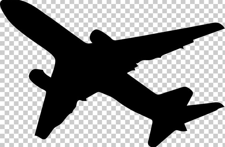 Airplane Silhouette PNG, Clipart, Aircraft, Airplane, Air Travel, Artwork, Black And White Free PNG Download