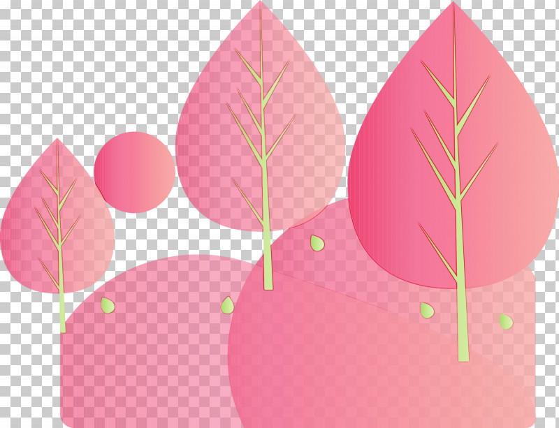 Pink Leaf Plant Tree Petal PNG, Clipart, Flower, Forest, Leaf, Magenta, Paint Free PNG Download