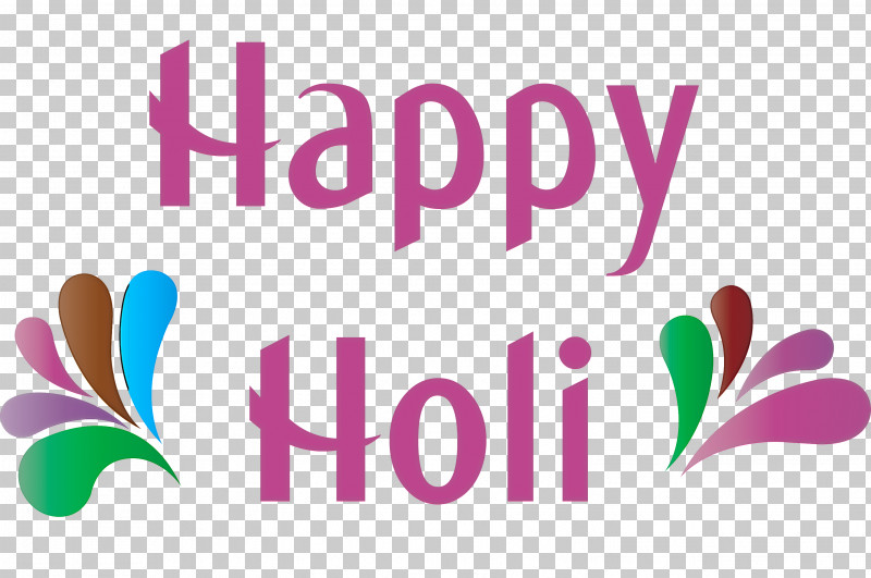 Happy Holi PNG, Clipart, Happy Holi, Line, Logo, Magenta, Pink Free PNG Download