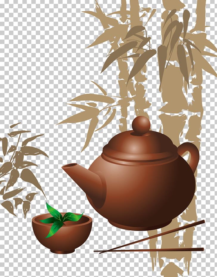 Teapot Teacup Illustration PNG, Clipart, Bamboo, Bamboo Vector, Cartoon, Cartoon Bamboo, Chinese Tea Free PNG Download