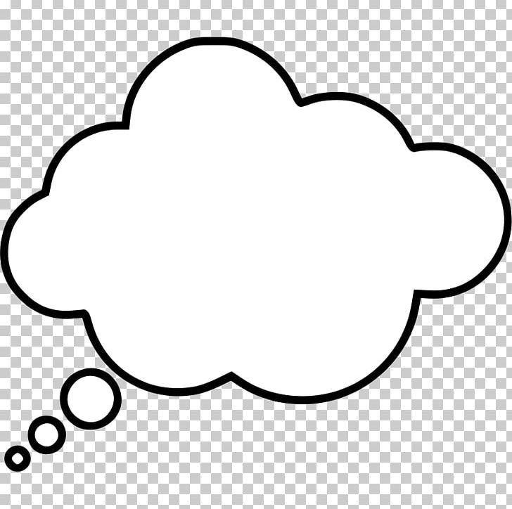 Thought Speech Balloon PNG, Clipart, Area, Black, Black And White, Bubble, Cartoon Free PNG Download