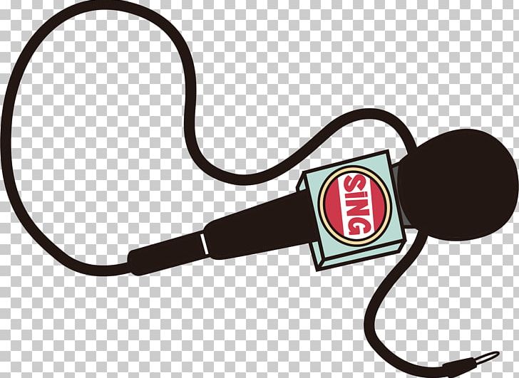 Microphone Headphones Singing PNG, Clipart, Audio, Audio Equipment, Brand, Golden Microphone, Gold Microphone Free PNG Download