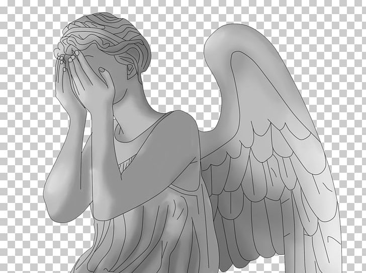Weeping Angel Doctor Drawing Blink PNG, Clipart, Angel, Anime, Arm, Art
