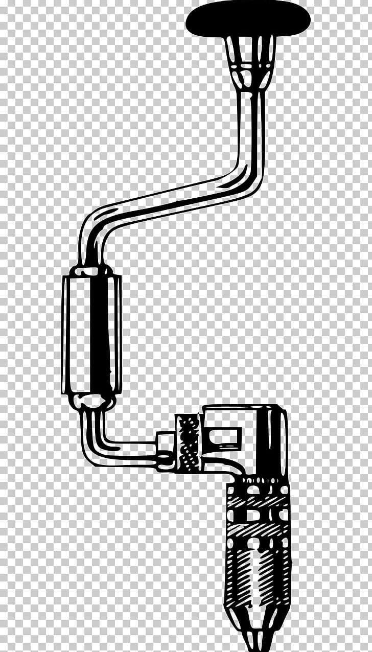 Hand Tool Augers Brace PNG, Clipart, Angle, Augers, Bathroom Accessory, Black And White, Brace Free PNG Download