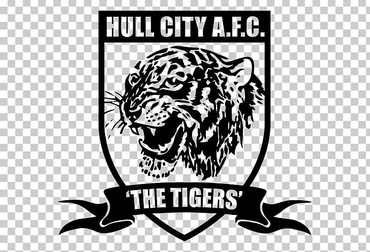 Hull City Premier League KCOM Stadium EFL Championship Manchester City F.C. PNG, Clipart, Artwork, Badge, Big Cats, Black, Black And White Free PNG Download