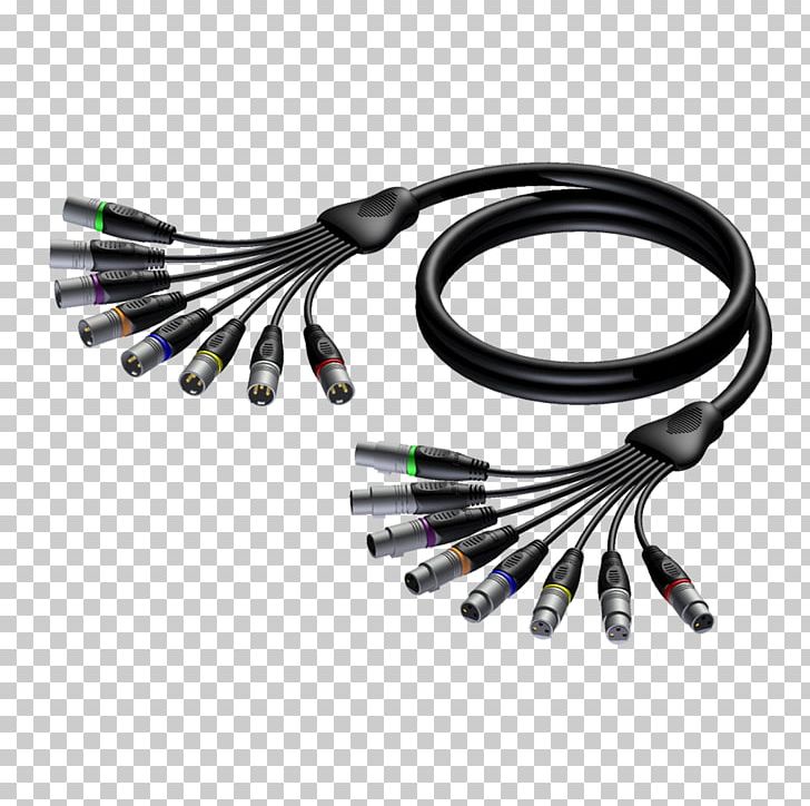 XLR Connector Audio Multicore Cable Electrical Cable Phone Connector PNG, Clipart, Analog Signal, Audio Signal, Cable, Cable, Dsubminiature Free PNG Download