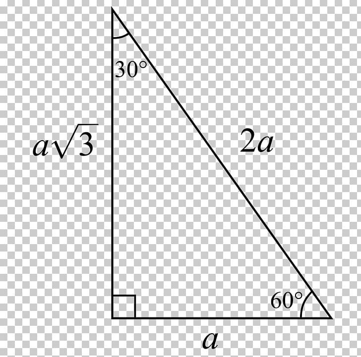 Special Right Triangle Hypotenuse Right Angle PNG, Clipart, Angle, Black, Black And White, Circle, Diagram Free PNG Download
