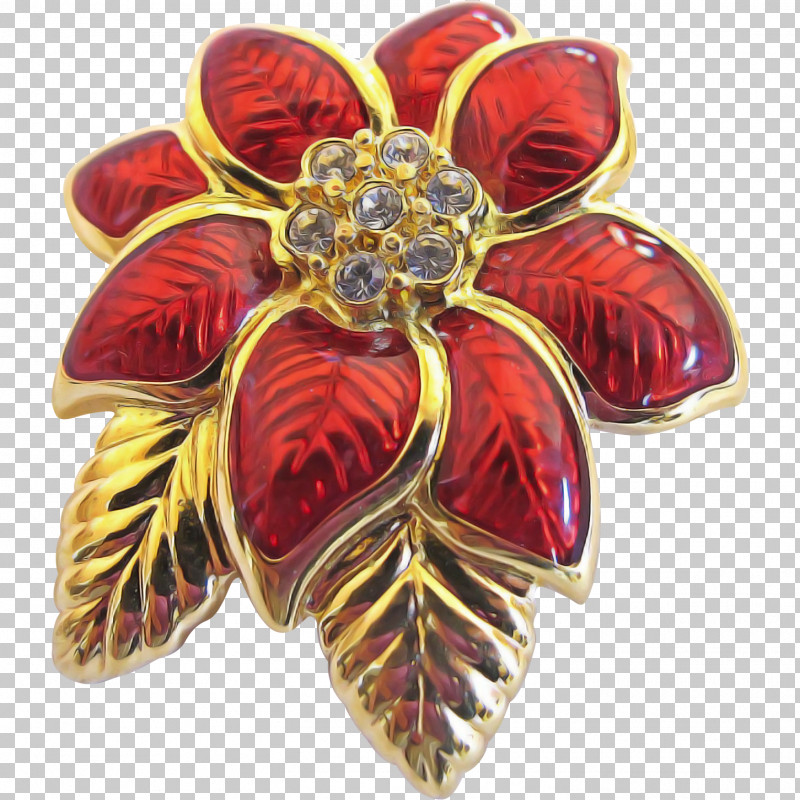 Brooch Red Jewellery Leaf Body Jewelry PNG, Clipart, Body Jewelry, Brooch, Flower, Gemstone, Jewellery Free PNG Download