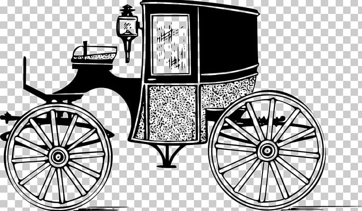 Carriage Brougham Horse-drawn Vehicle PNG, Clipart, Automotive Design, Barouche, Black And White, Car, Cart Free PNG Download