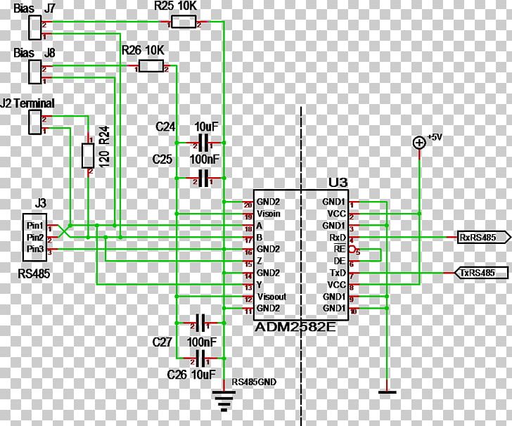 RS-485 Resistor Electrical Termination Communication Protocol Serial Peripheral Interface Bus PNG, Clipart, Angle, Area, Diagram, Drawing, Electrical Network Free PNG Download