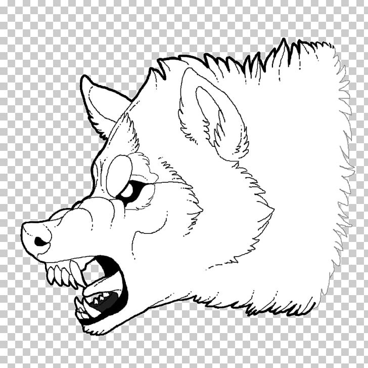 Dog Line Art Snout Drawing Growling PNG, Clipart,  Free PNG Download