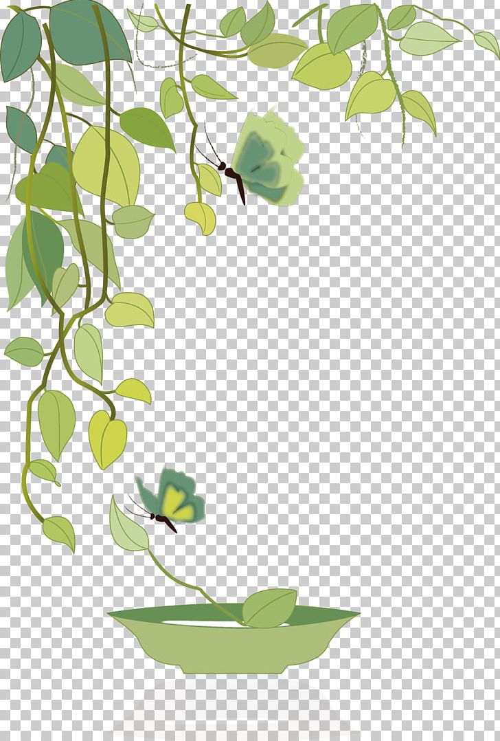 Green Leaf Illustration PNG, Clipart, Area, Autumn Leaf, Branch, Butterfly, Download Free PNG Download