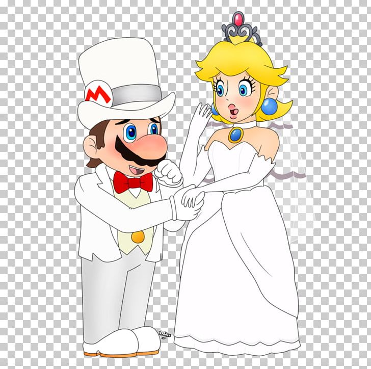 Princess Peach Super Mario Odyssey Marriage Wedding PNG, Clipart, Art, Bride, Bridegroom, Cartoon, Character Free PNG Download