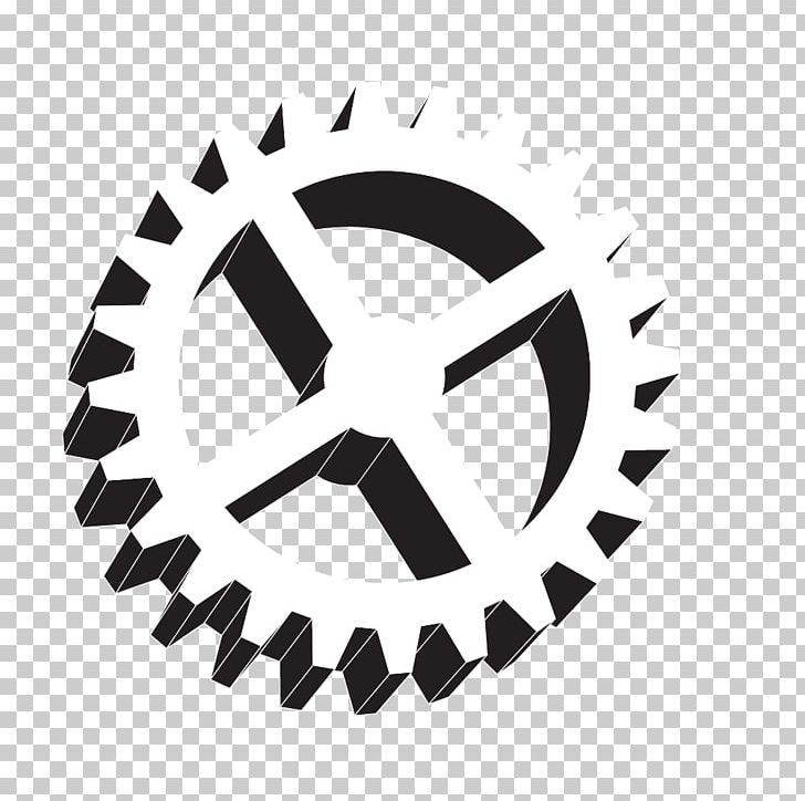 Stereo White Gear PNG, Clipart, Black And White, Circle, Computer Graphics, Computer Icons, Dimensional Free PNG Download