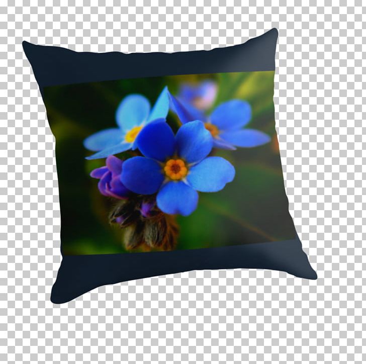Cushion Throw Pillows PNG, Clipart, Cushion, Exquisite Blue Flowers, Flower, Furniture, Petal Free PNG Download