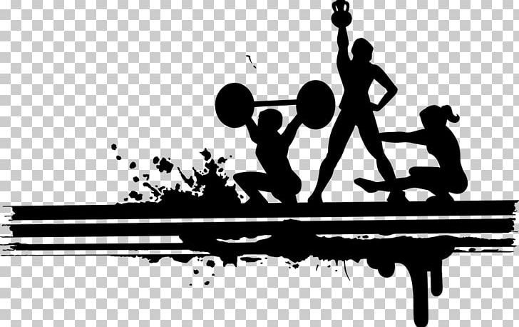 Physical Fitness Silhouette Physical Exercise Yoga Fitness Centre PNG, Clipart, Animals, Bar, Barbell, Black And White, Bodybuilding Free PNG Download