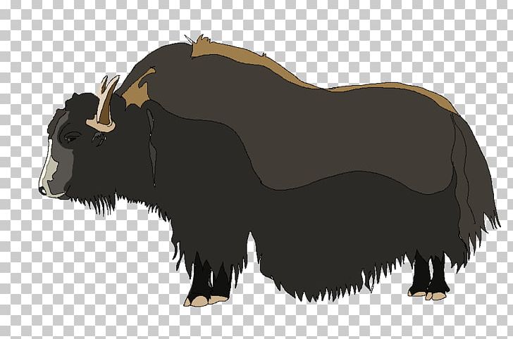 Cattle Domestic Yak Muskox Bison PNG, Clipart, Animal, Animals, Bison, Bull, Cartoon Free PNG Download
