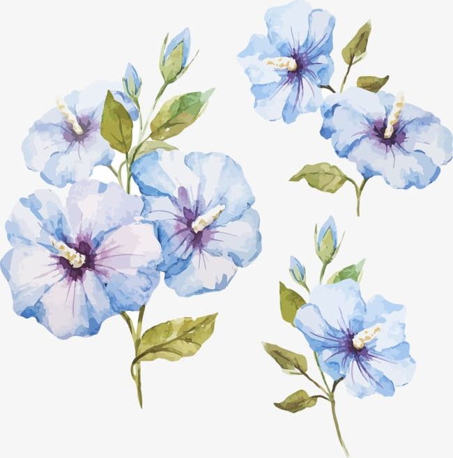 Hand-painted Watercolor Flowers PNG, Clipart, Beautiful, Decoration, Flowers, Flowers Clipart, Hand Free PNG Download
