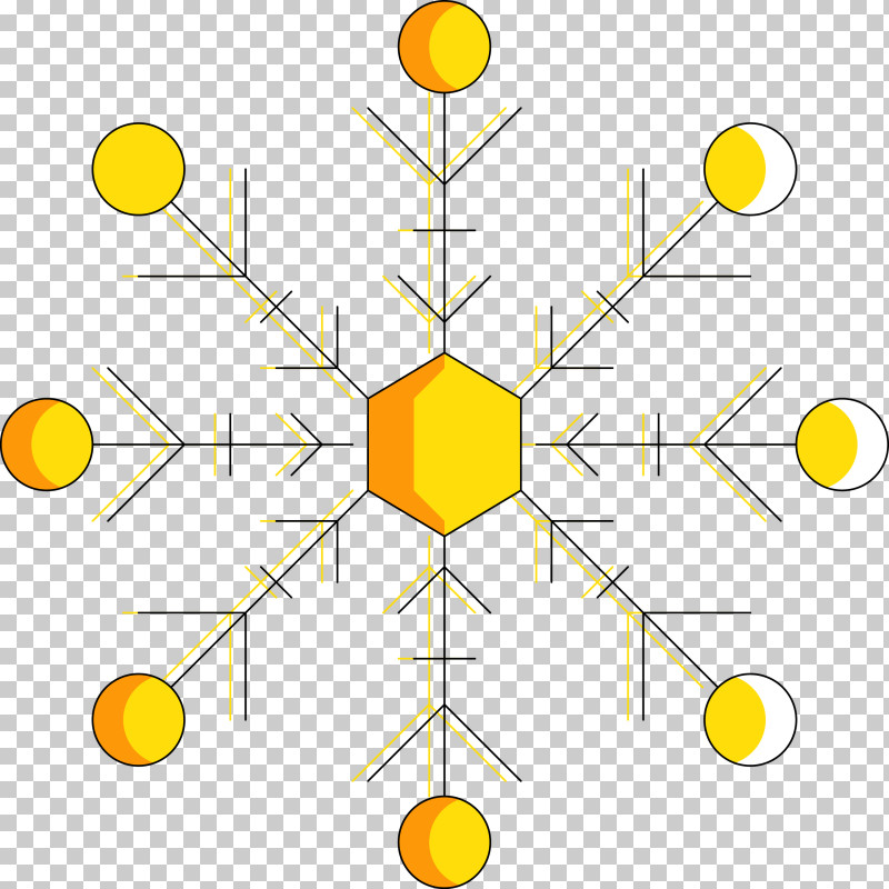 Snowflake Winter PNG, Clipart, Circle, Diagram, Line, Snowflake, Symmetry Free PNG Download