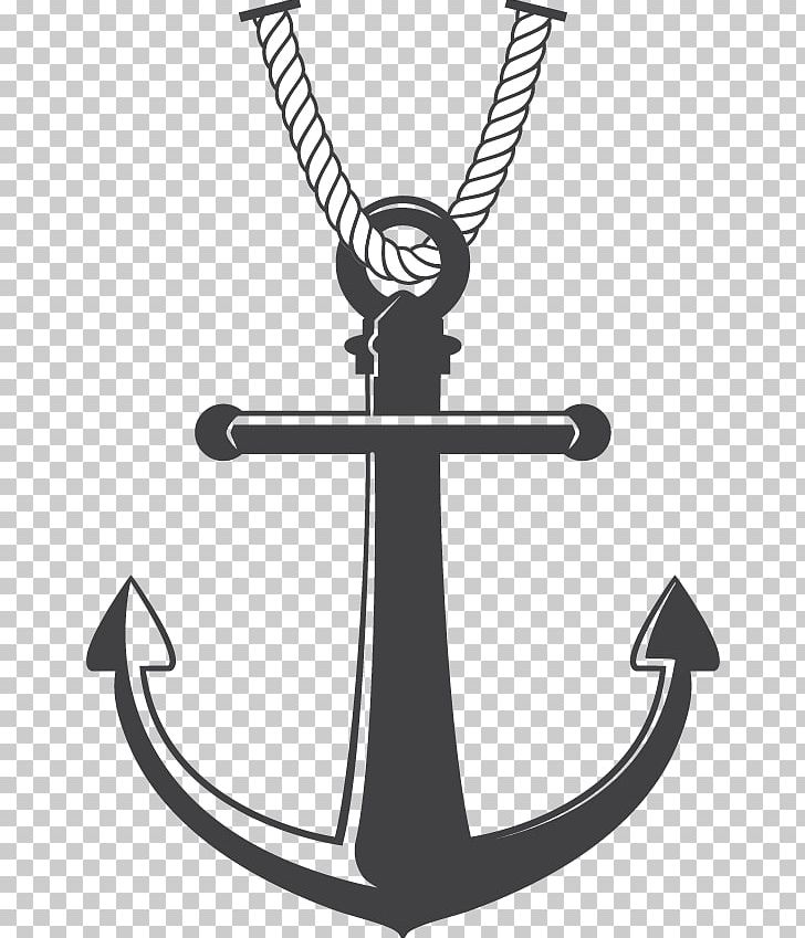 Anchor Watercraft Rope PNG, Clipart, Anchors, Anchor Vector, Black And White, Encapsulated Postscript, Happy Birthday Vector Images Free PNG Download
