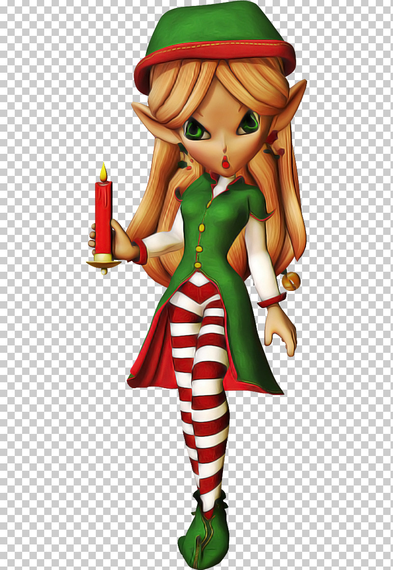 Christmas Elf PNG, Clipart, Cartoon, Christmas Elf, Doll, Plant Free PNG Download