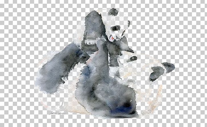 Giant Panda Bear Watercolor Painting Infant Mother PNG, Clipart, Animal, Art, Cartoon, Cartoon Panda, Child Free PNG Download