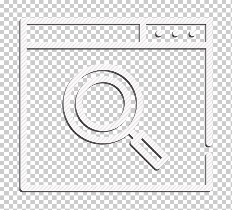 SEO And Online Marketing Elements Icon Search Icon PNG, Clipart, Black, Blackandwhite, Circle, Line, Logo Free PNG Download