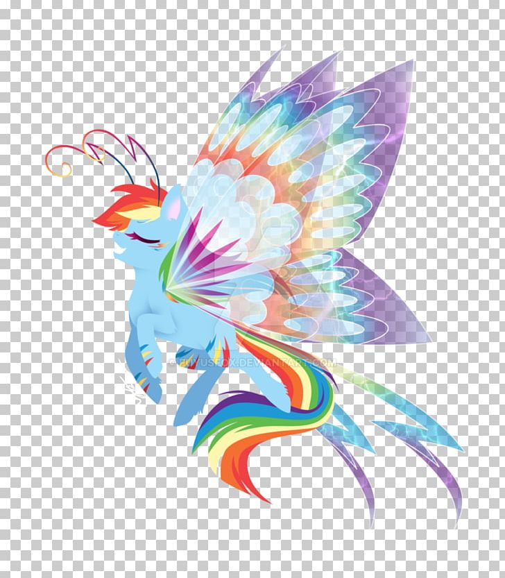 Rainbow Dash Pony Butterfly Sunset Shimmer YouTube PNG, Clipart, Art, Bird, Feather, Fictional Character, Flower Free PNG Download