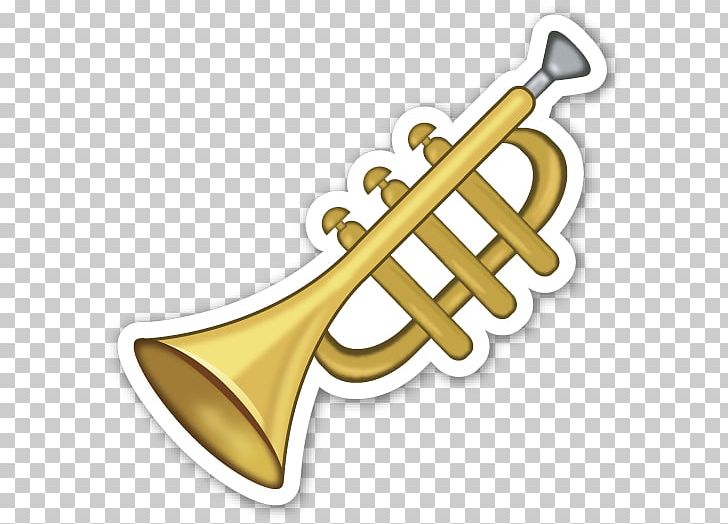 Emoji Trumpet Sticker Musical Instruments PNG, Clipart, Body Jewelry, Brass Instrument, Cornet, Electronics, Emoji Free PNG Download