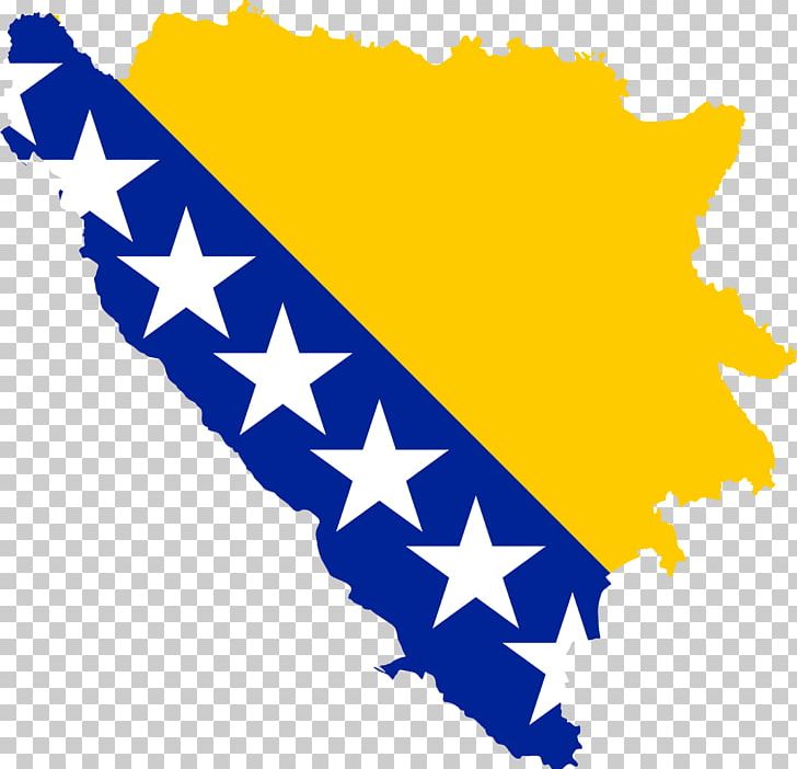 Flag Of Bosnia And Herzegovina Map PNG, Clipart, Angle, Area, Bosnia, Bosnia And Herzegovina, Bosnian Free PNG Download