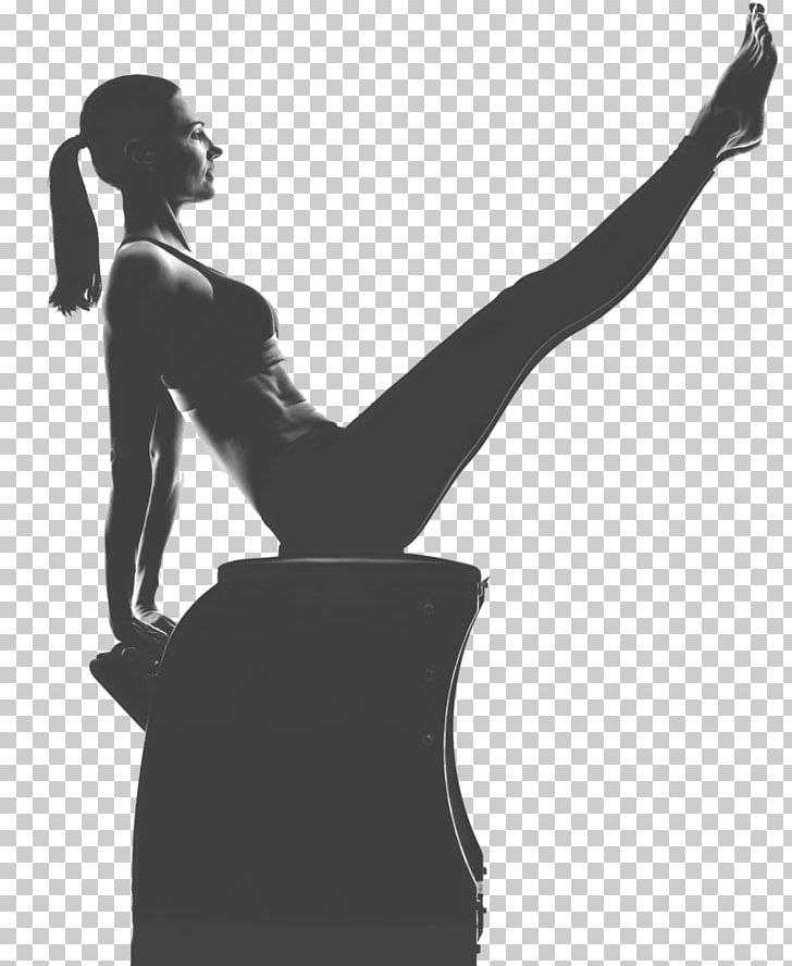 Pilates Physical Fitness Exercise Yoga PNG, Clipart, Arm, Black And White, Chair, Exercise, Hand Free PNG Download