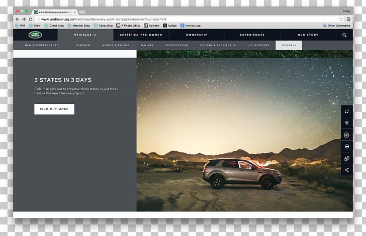 Screenshot Land Rover Photographer Vehicle PNG, Clipart, Brand, Car Shooting, Clark Little, Client, Computer Monitors Free PNG Download