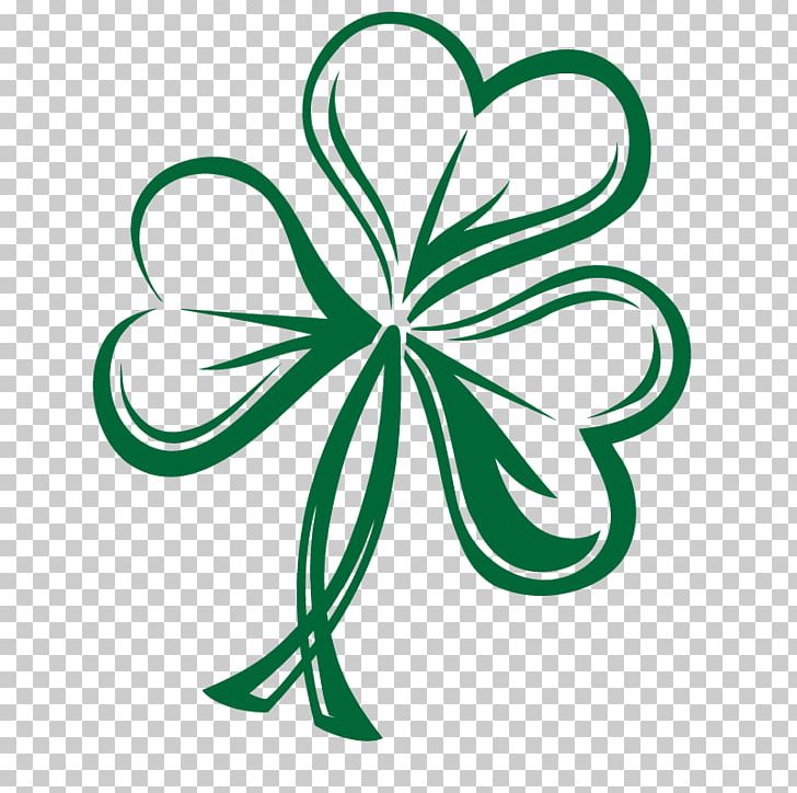 celtic shamrock drawing