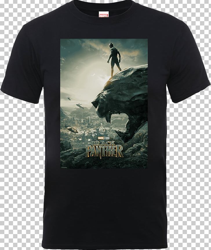 T-shirt Black Panther Marvel Cinematic Universe Clothing PNG, Clipart, Black, Black Panther, Brand, Clothing, Film Free PNG Download